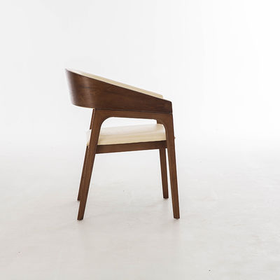 Nordic Solid Wood Design Präsidentenstuhl Schwarzes Leder Möbel Hinweis Sessel Sessel für Restaurant Garantie Ein Jahr