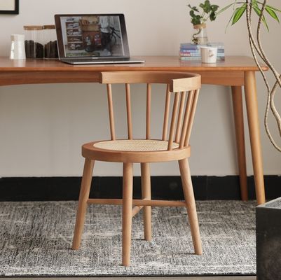 Massivholz Esszessel Nordic Good Design Antike Restaurantmöbel mit modernem Stil in 55cm*40cm*74cm