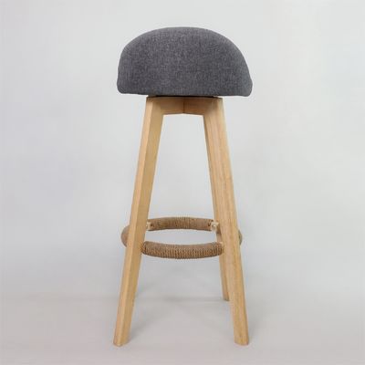 Moderner Stil Antike gepolsterte Holzhocker Leder Barstuhl für Bar Tisch Esszimmer und Bar Funktion