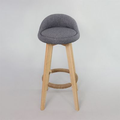 Moderner Stil Antike gepolsterte Holzhocker Leder Barstuhl für Bar Tisch Esszimmer und Bar Funktion