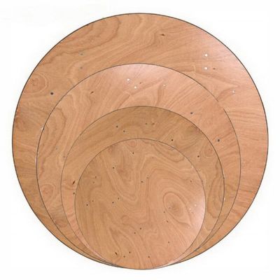 Design Rundes Holz Bankett Hochzeit Klapptisch Bauernhof Esstisch für Veranstaltungen Vermietung und Esszimmermöbel