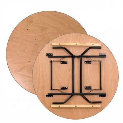 Design Rundes Holz Bankett Hochzeit Klapptisch Bauernhof Esstisch für Veranstaltungen Vermietung und Esszimmermöbel