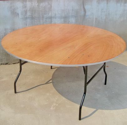 Design Rundes Holz Bankett Hochzeit Klapptisch Bauernhof Esstisch für Veranstaltungen Vermietung und Esszimmermöbel