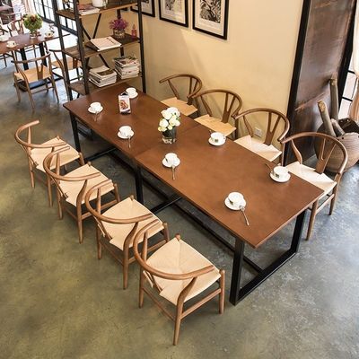 Handgefertigt Massivstrand Holz Seil Gewebtes Kissen Esszimmer Y Stuhl KEINE Falte OEM Service Akzeptiert Massivholz