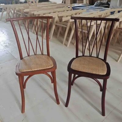 Herstellung Versorgung Stackbare Holzstühle für Veranstaltungen Modernes Design Hotel Restaurant Bankett und Zuhause