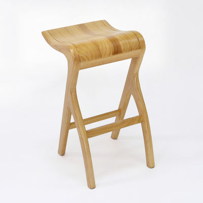Home Bar Essential Lackierte Massivholz Barhocker mit hohem Wohnzimmerstuhl