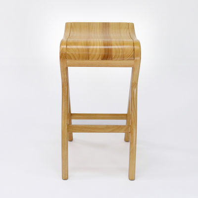Home Bar Essential Lackierte Massivholz Barhocker mit hohem Wohnzimmerstuhl