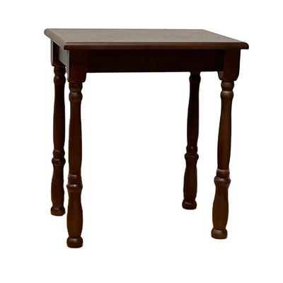 Natürliche oder dunkle Walnussfarbe Holztisch für Antiquitätenrestaurant