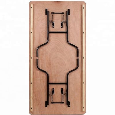 Außenrechteckige Massivholz Bankett Hochzeit Hotel Klapptische im modernen Design für Hochzeiten und Hotels