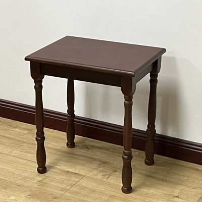 Natürliche oder dunkle Walnussfarbe Holztisch für Antiquitätenrestaurant