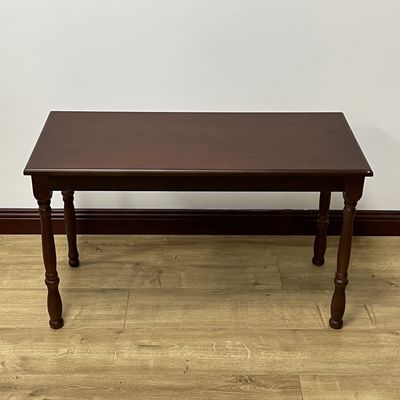 Natürliche oder dunkle Walnussfarbe Holztisch für Antiquitätenrestaurant