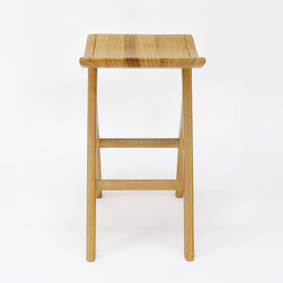 Customized Designs Vintage Massivholz Barhocker W35*D43.5*66.5CM für Hoch Wohnzimmer Holz Esszessel