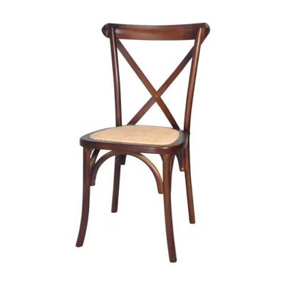Nicht zusammengefaltet, maßgeschneiderter amerikanischer moderner Design, Massivholzkreuz, Backstackable Event Dinging Chair