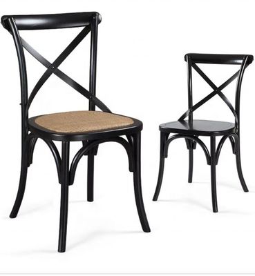 Nicht zusammengefaltet, maßgeschneiderter amerikanischer moderner Design, Massivholzkreuz, Backstackable Event Dinging Chair