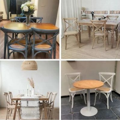 Nicht zusammengefaltet, maßgeschneiderter amerikanischer moderner Design, Massivholzkreuz, Backstackable Event Dinging Chair