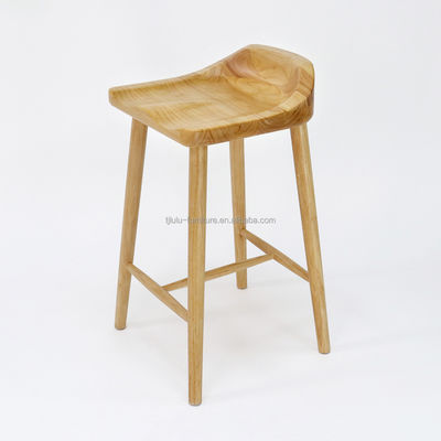 W43*D42.5*H74CM Antike Barstuhl aus massivem Holz Hochstuhl Hochstuhl Holzstuhl