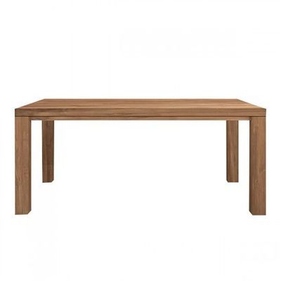 Holztisch mit modernem Design und umweltfreundlichen Materialien
