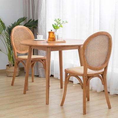 Antike Hochzeitsfeier Bankett Französisch Veranstaltung Stühle Vintage Rattan Stuhl für Speisesaal
