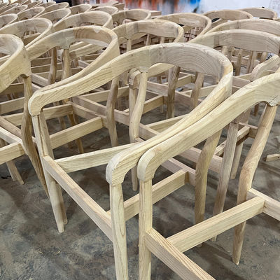 Nordic Holz Stapelbare Bankettstuhl Moderne Gestaltung W50*D52*H80 cm Stapelbare Massivholz für Hochzeiten und Bankette