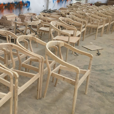 Nordic Holz Stapelbare Bankettstuhl Moderne Gestaltung W50*D52*H80 cm Stapelbare Massivholz für Hochzeiten und Bankette