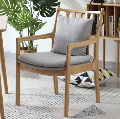 Stilvoller und komfortabler Nordic Oak aus Massivholz Polster Sessel Sofa