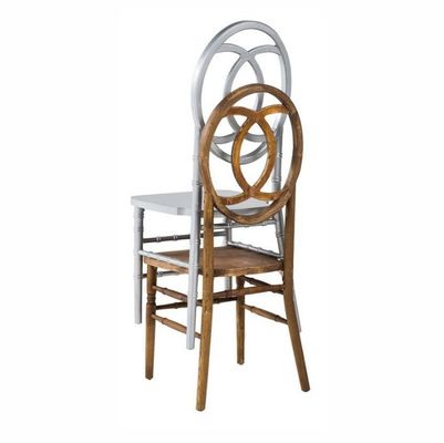 Massivholz Hochzeitsstühle Stapelbare Bankettstühle für Veranstaltungen im nordischen Stil und Haltbarkeit