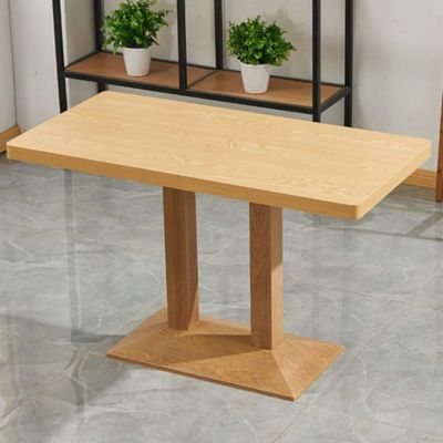 Massive Gummiholzbeine Moderne Holztisch für das Esszimmer