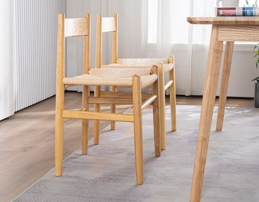 Esszimmermöbel Nordic Wood Rattan Esszessel für individuelle Bedürfnisse