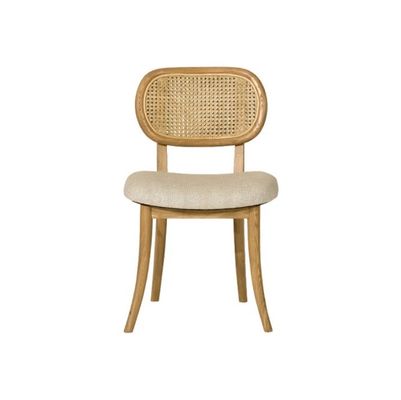 Vintage Rattan/Wicker Chair Massivholz Esszessel Armloser Rattan-Sessel für Kundenbedürfnisse