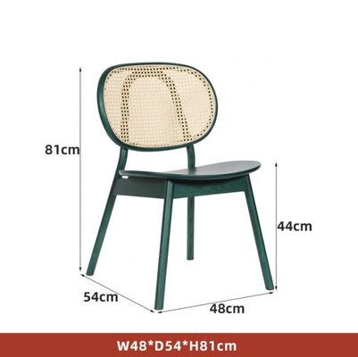 Moderner Stil Asche und Rattan Material Rattan Esszessel für das Esszimmer