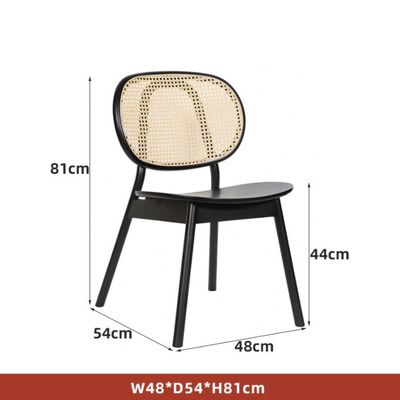 Moderner Stil Asche und Rattan Material Rattan Esszessel für das Esszimmer