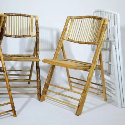 Moderner Design Stil Holz Rustikales Bambus Klapptisch Stuhl für Veranstaltung Party Möbel Hochzeit