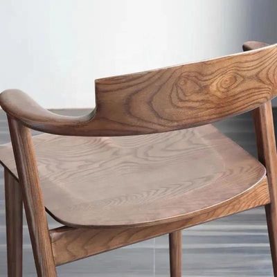Nordic Leisure Holz Asche Holz Handgriffe Moderne Esszessel für allgemeine Möbel