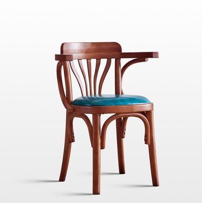 Moderne Design-Stil Massivholz-Restaurantstuhl gepolstert für den Vertrieb von Wohnmöbeln