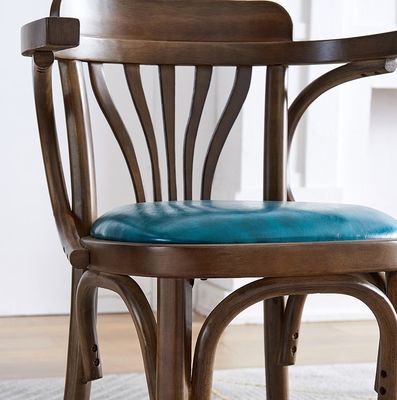 Moderne Design-Stil Massivholz-Restaurantstuhl gepolstert für den Vertrieb von Wohnmöbeln