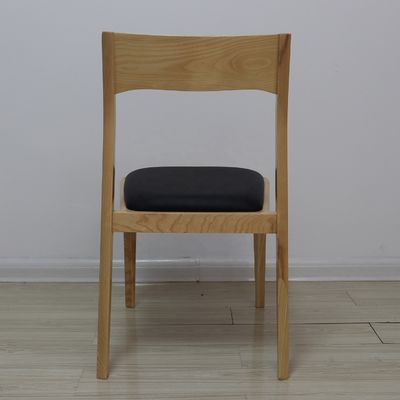 Postverpackung Y Holz Nordic Light Luxus Hotel Cafe Stapelbare Lederpolster-Esstuhl