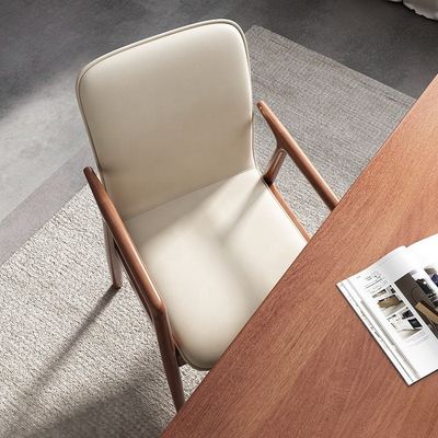 Holzmassiv Luxus-Hotel-Esszimmer-Sessel in modernem Freizeitdesign für Restaurantmöbel