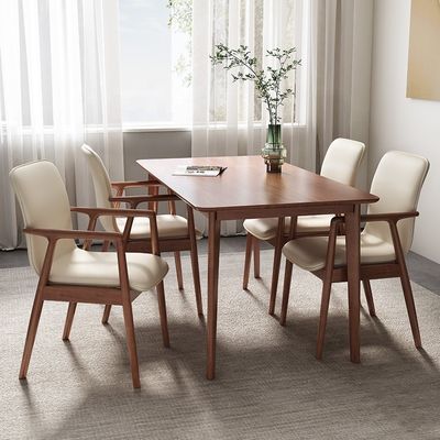 Holzmassiv Luxus-Hotel-Esszimmer-Sessel in modernem Freizeitdesign für Restaurantmöbel