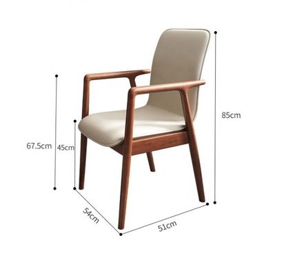 Holzmassiv Luxus-Hotel-Esszimmer-Sessel in modernem Freizeitdesign für Restaurantmöbel
