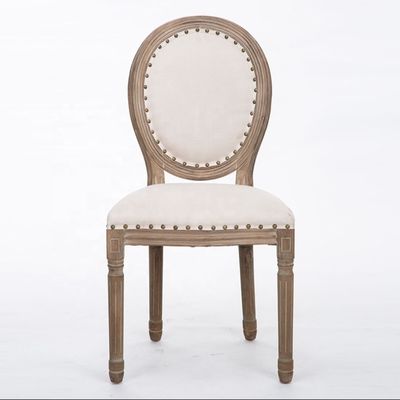 Antike Design Europa Vorteil Innenhaus Massivholz Rundrohr Rattan Rücken Esszessel für den traditionellen Stil in Europa