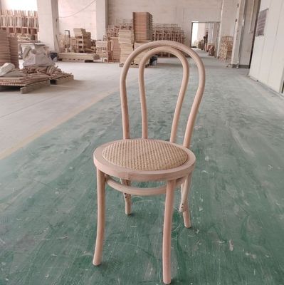 Massivholz Festigkeit Hochzeitsstühle Rattan Holz Stackbare Esszessel