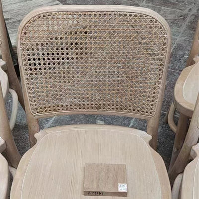 Esstisch Stuhl Moderne Rattan Rahmen Bankett Stuhl für Veranstaltungen W45cm*D51cm*H83cm