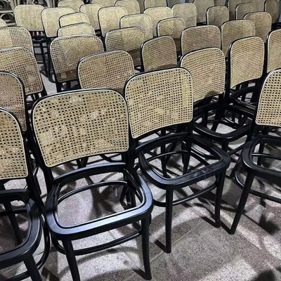 Esstisch Stuhl Moderne Rattan Rahmen Bankett Stuhl für Veranstaltungen W45cm*D51cm*H83cm