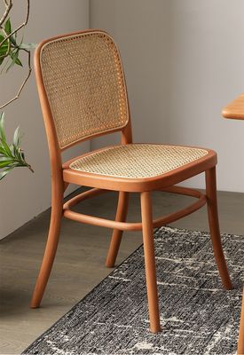 Modernes Design Wohnzimmer Massivholz Rattan Wicker Hochzeit Holzstuhl für Veranstaltungen Anpassbar mit OEM-Service-Support