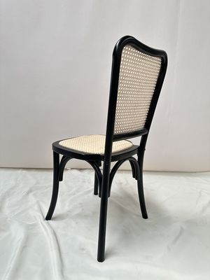 Moderne Holz-Rattan-Rückensessel für klassische und komfortable Sitzgelegenheiten