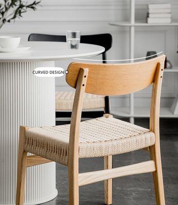 Maßgeschneiderte Esszimmermöbel Nordic Holz Esszessel Rattan Stuhl