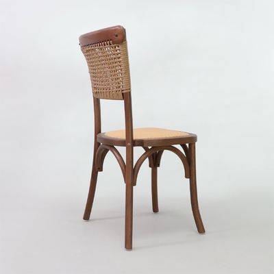 Esszimmermöbel Modernes Naturdesign Massivholz Rattan Bankettensessel