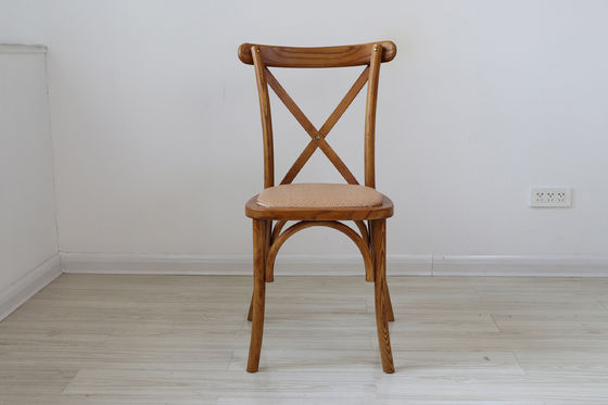 Postverpackung Holz-X-Kreuzrücken Stühle für antikes Design in Restaurants und Hochzeiten