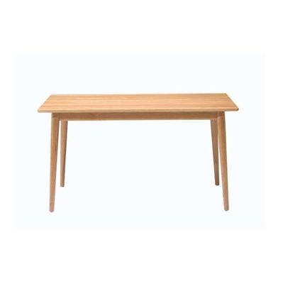 Modernes Esszimmermöbel Holztisch mit rechteckiger Oberfläche im Designstil der Mitte des Jahrhunderts