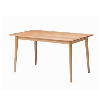 Modernes Esszimmermöbel Holztisch mit rechteckiger Oberfläche im Designstil der Mitte des Jahrhunderts